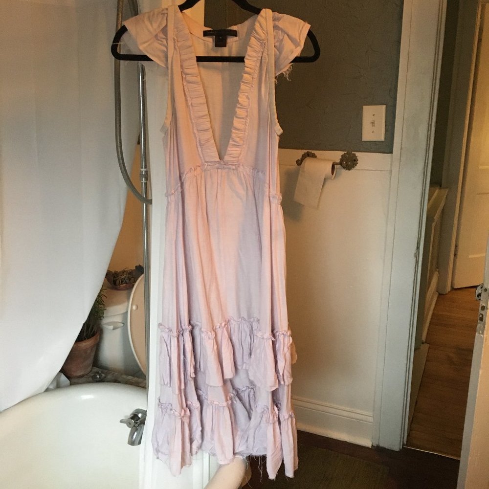 Marc Jacobs Plunge Neck Maxi Dress